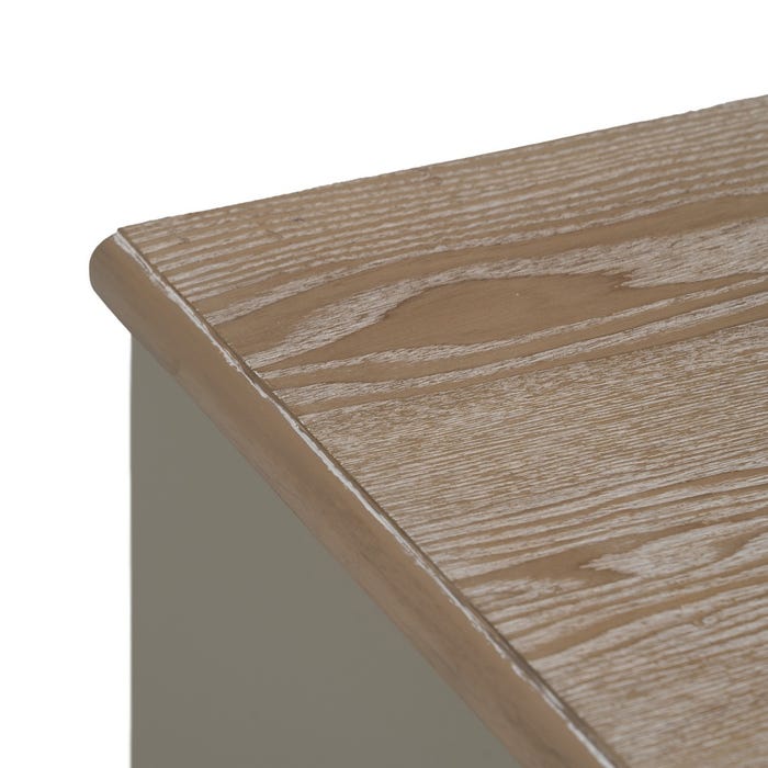 Mesa de centro de madeira taupe 50 x 35 x 60 cm