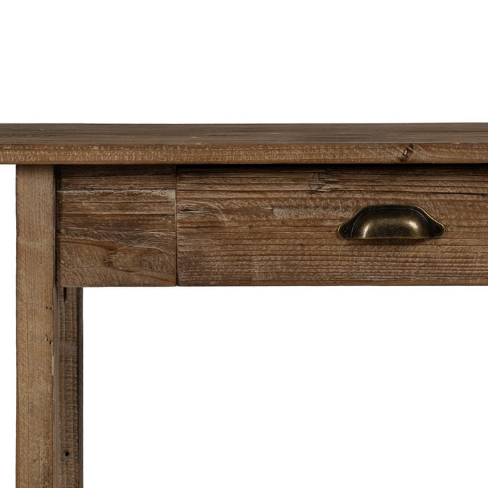 Consola Natural Madera 90 X 34,50 X 81 Cm