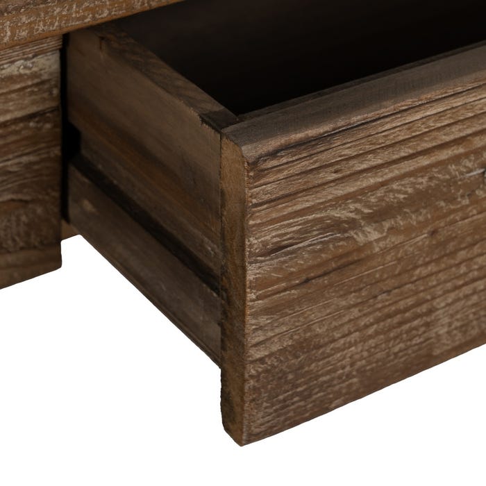 Consola Natural Madera 90 X 34,50 X 81 Cm