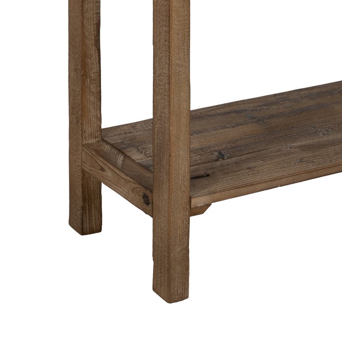 Consola Natural Madera 90 X 34,50 X 81 Cm
