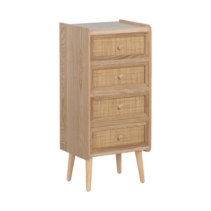 Natural Paulonia Wood Sinfonier/Dm 40 X 30 X 87 Cm