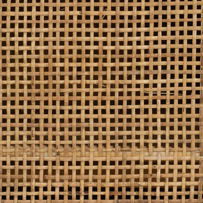 Móveis auxiliares de vime natural para sala de estar 97,50 x 40 x 65 cm
