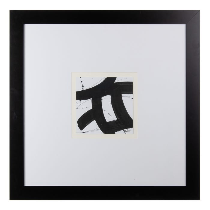 Pintura Quadro 2/M Preto-Branco 113 X 1,70 X 113 Cm