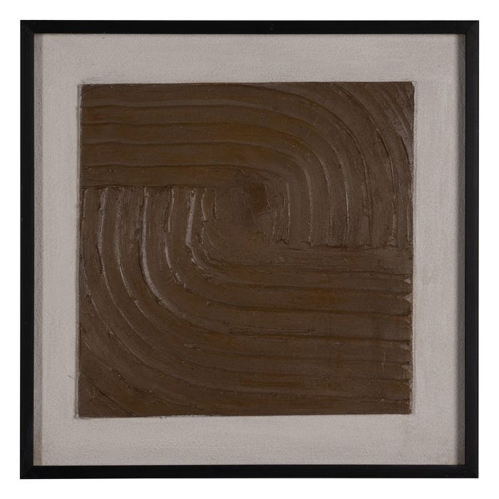 Pintura Relevo 4/M Decoração 50 X 2,60 X 50 Cm