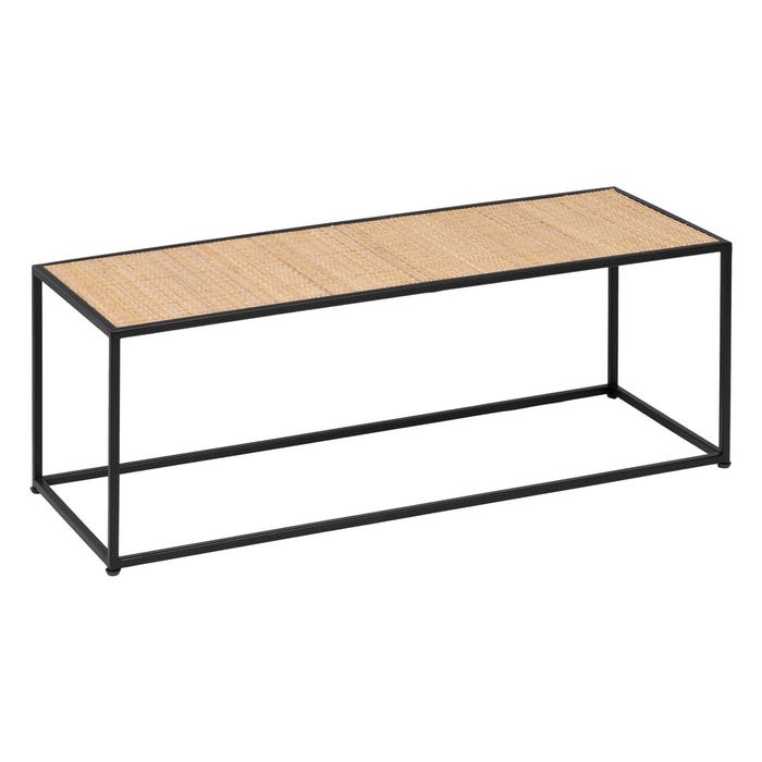 Mesa de Centro S/3 Natural-Preto 97,50 X 34 X 35 Cm