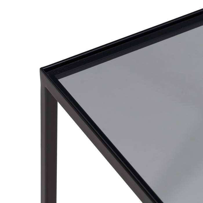 Mesa de Centro S/3 Natural-Preto 97,50 X 34 X 35 Cm