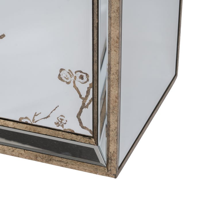 Mueble Auxiliar Espejo Dm-Cristal 80 X 40 X 108 Cm