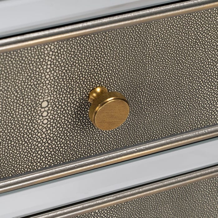 Mueble Recibidor Espejo Gris-Plata 81 X 41 X 76,50 Cm