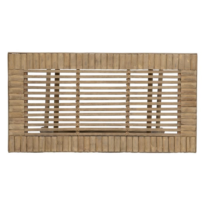 S/2 Mesitas Natural Bambú 60 X 32 X 41 Cm
