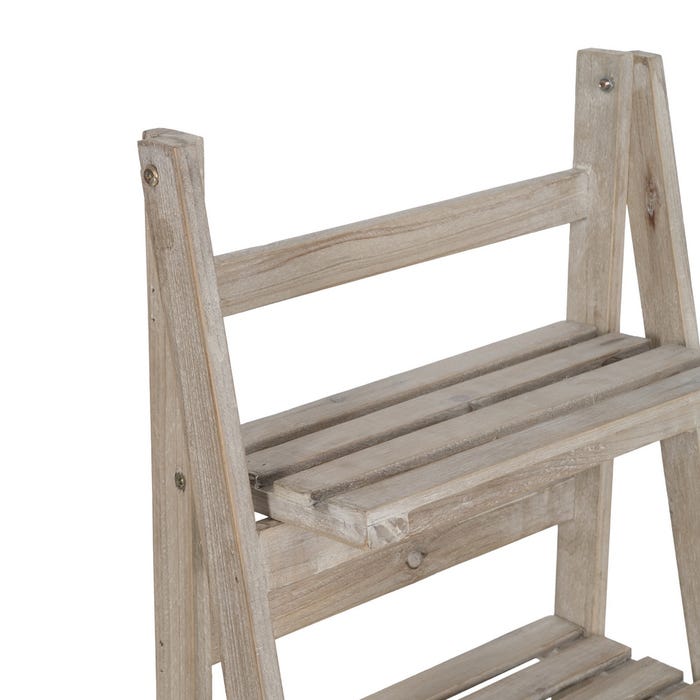 Natural Wood Shelving 41.50 X 34 X 112 Cm
