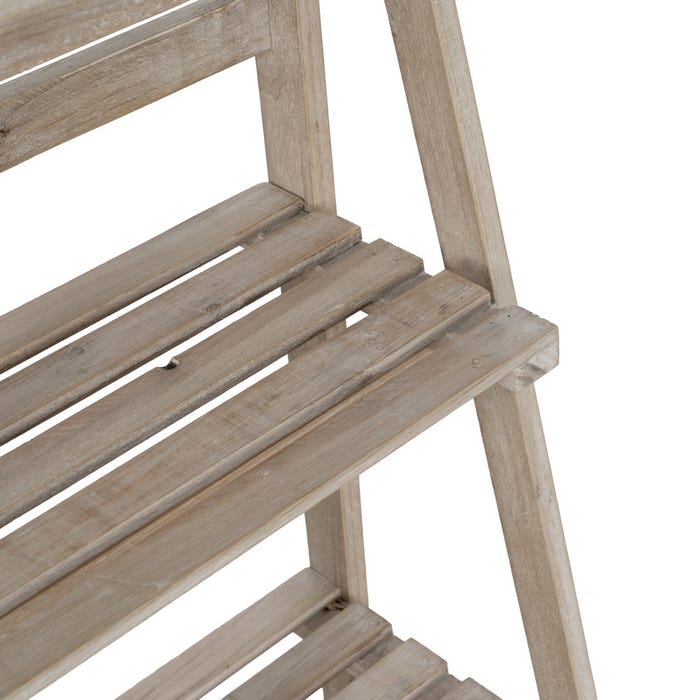 Natural Wood Shelving 41.50 X 34 X 112 Cm
