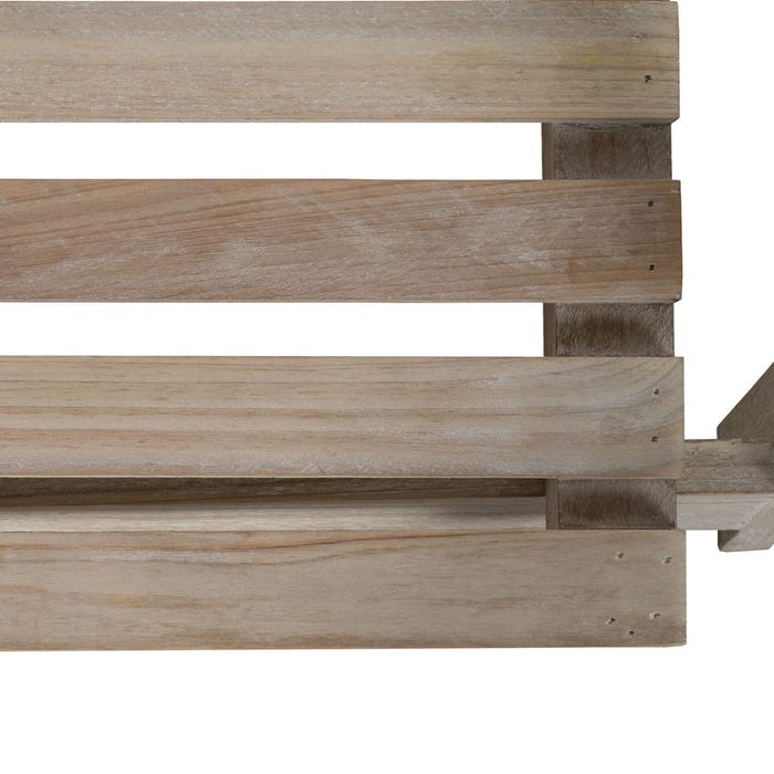 Natural Wood Shelving 41.50 X 34 X 112 Cm