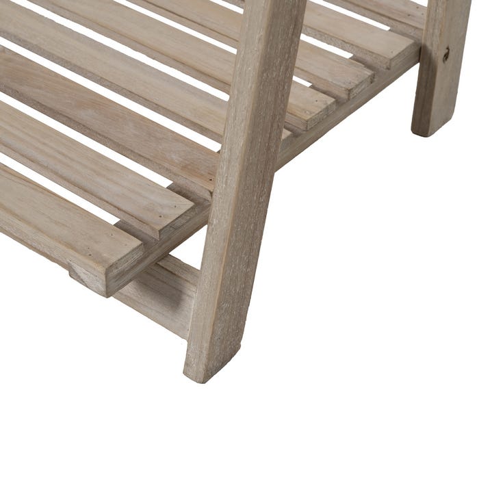 Natural Wood Shelving 41.50 X 34 X 112 Cm