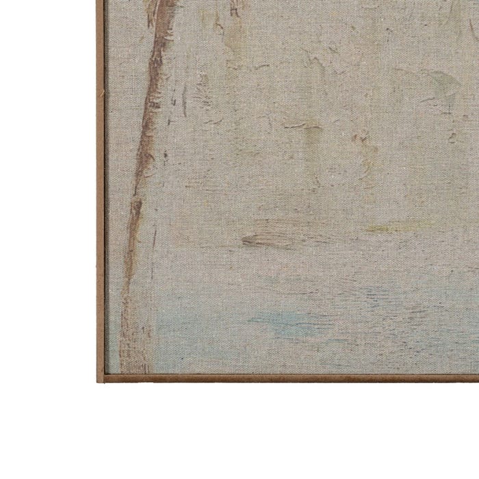Moldura de impressão de palmeira Dm-Wood 80 x 3,30 x 60 cm