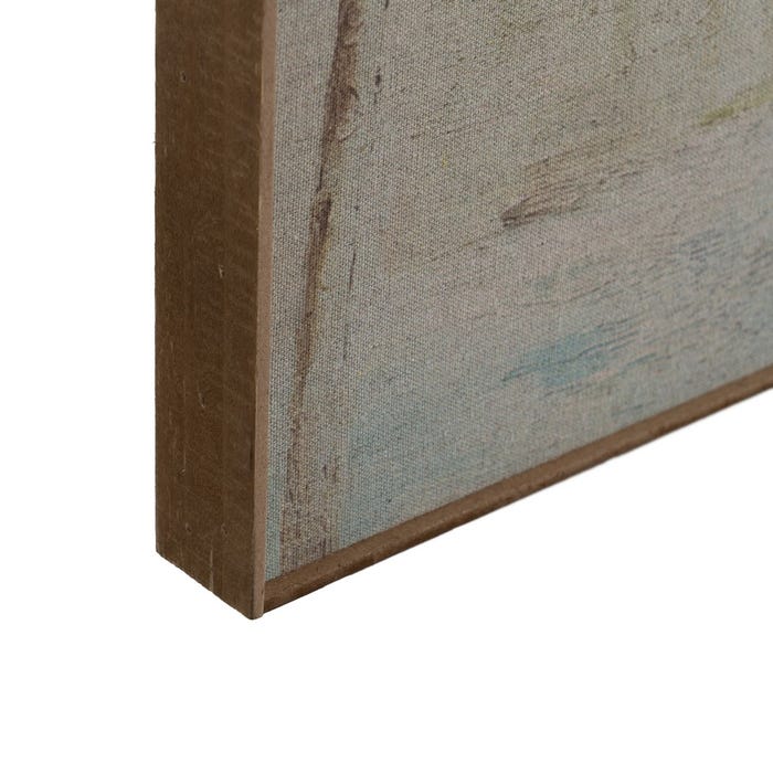 Moldura de impressão de palmeira Dm-Wood 80 x 3,30 x 60 cm