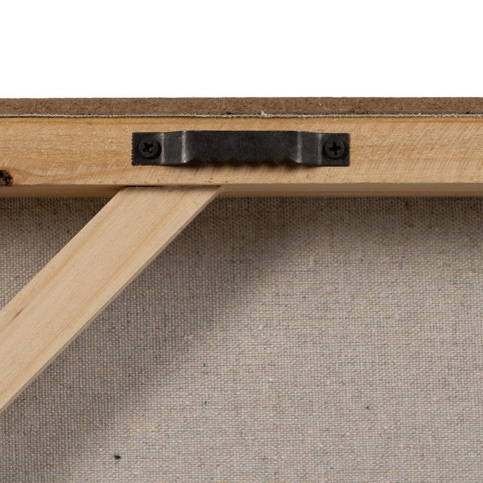 Moldura de impressão de palmeira Dm-Wood 80 x 3,30 x 60 cm