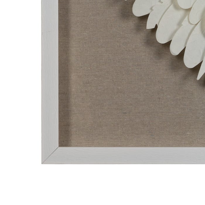 Cuadro Blanco Ps-Cristal Decoración 90 X 5 X 90 Cm