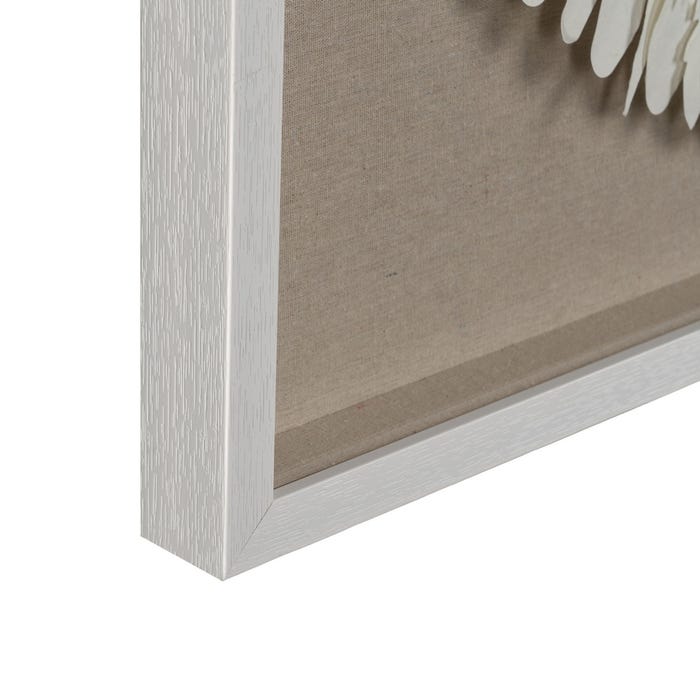Cuadro Blanco Ps-Cristal Decoración 90 X 5 X 90 Cm
