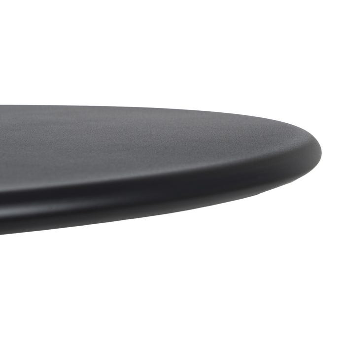 Mesa lateral dobrável em aço antracite 70 x 70 x 72 cm