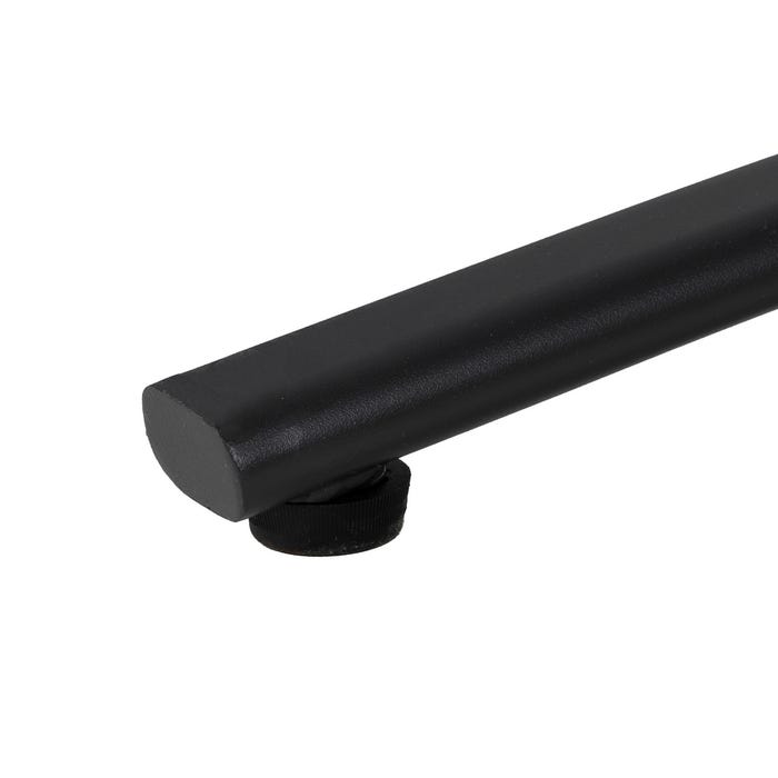 Mesa lateral dobrável em aço antracite 70 x 70 x 72 cm