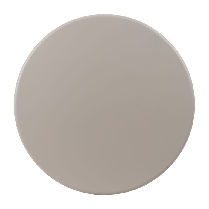 Mesa Auxiliar Plegable Taupe Acero 70 X 70 X 72 Cm