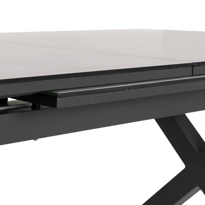 Mesa de Jantar Extensível Branca 180 X 100 X 77 Cm