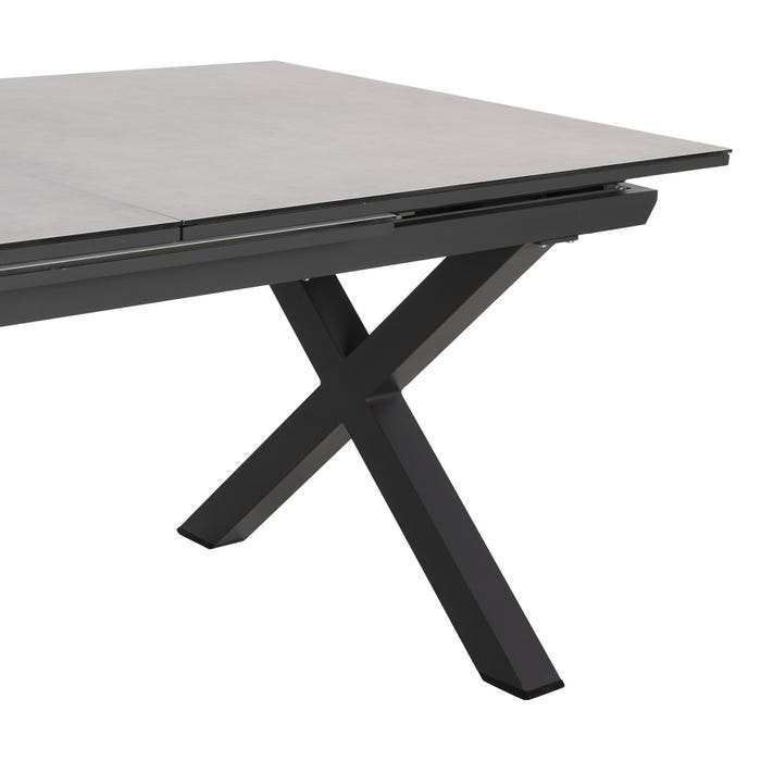 Mesa de Jantar Extensível Branca 180 X 100 X 77 Cm