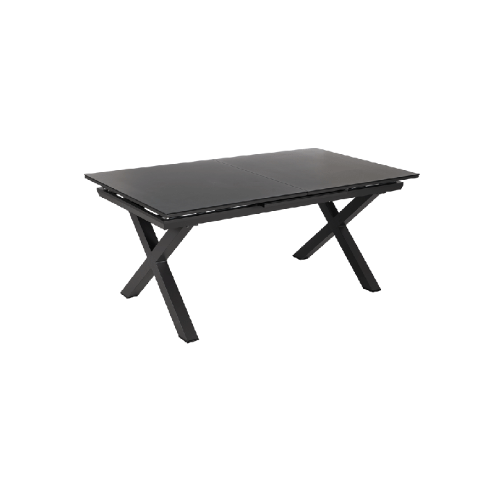 Mesa Comedor Extensible Antracita 180 X 100 X 77 Cm