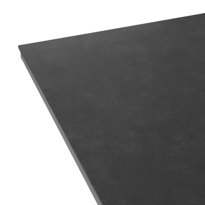 Mesa Comedor Extensible Antracita 180 X 100 X 77 Cm