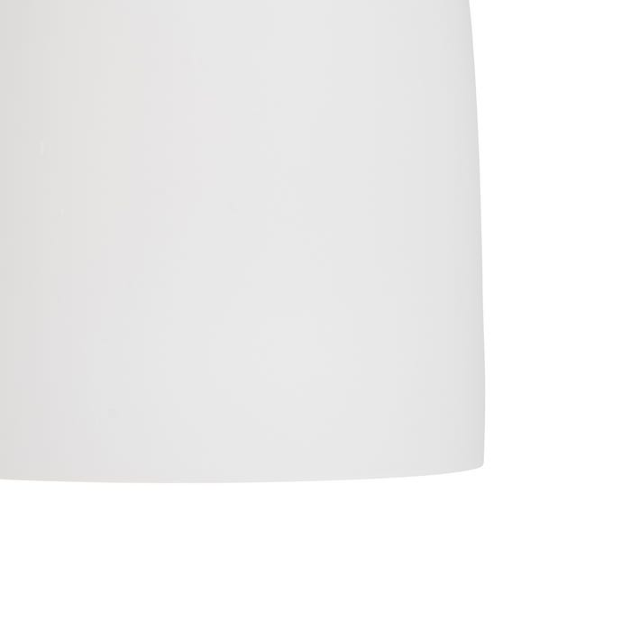 Lámpara Techo Blanco-Oro Cristal-Metal 14 X 14 X 36 Cm