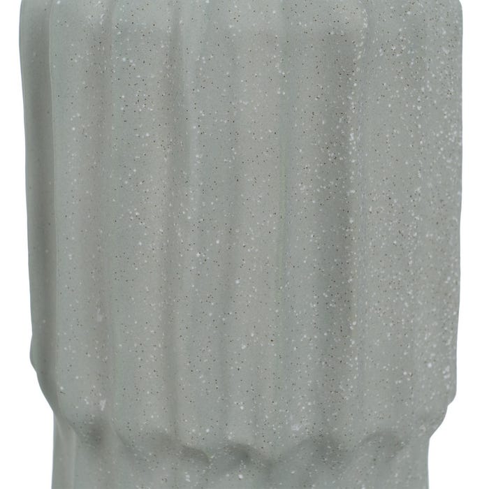Vaso de cerâmica verde para decoração 18 x 18 x 60 cm