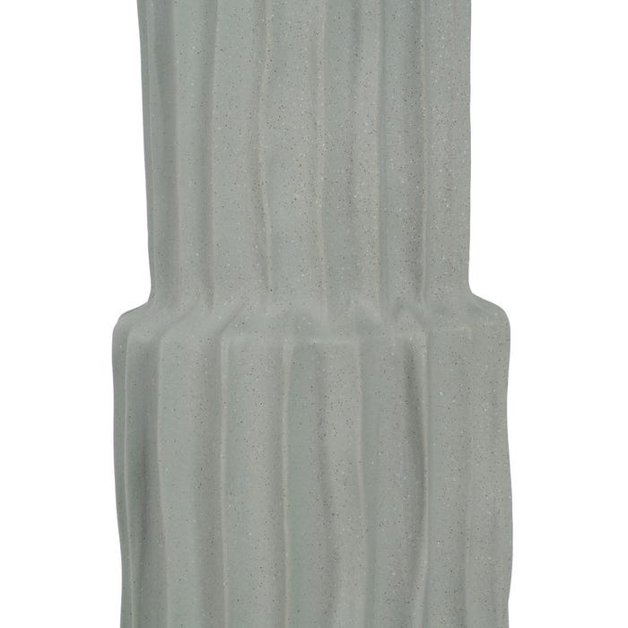 Vaso de Cerâmica Verde Decoração 20,50 X 20,50 X 92 Cm