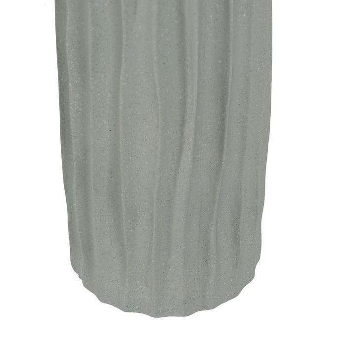 Vaso de Cerâmica Verde Decoração 20,50 X 20,50 X 92 Cm