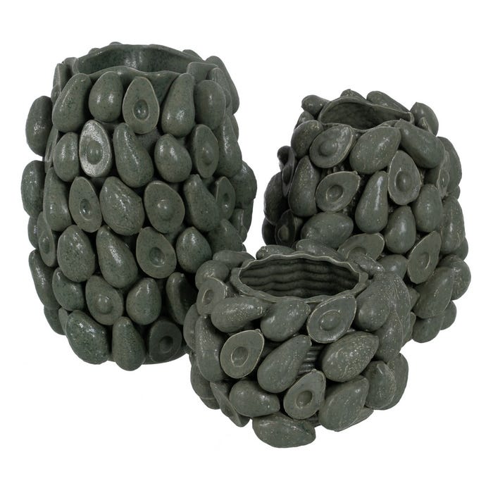 Green Ceramic Vase Decoration 33 X 32.50 X 44 Cm