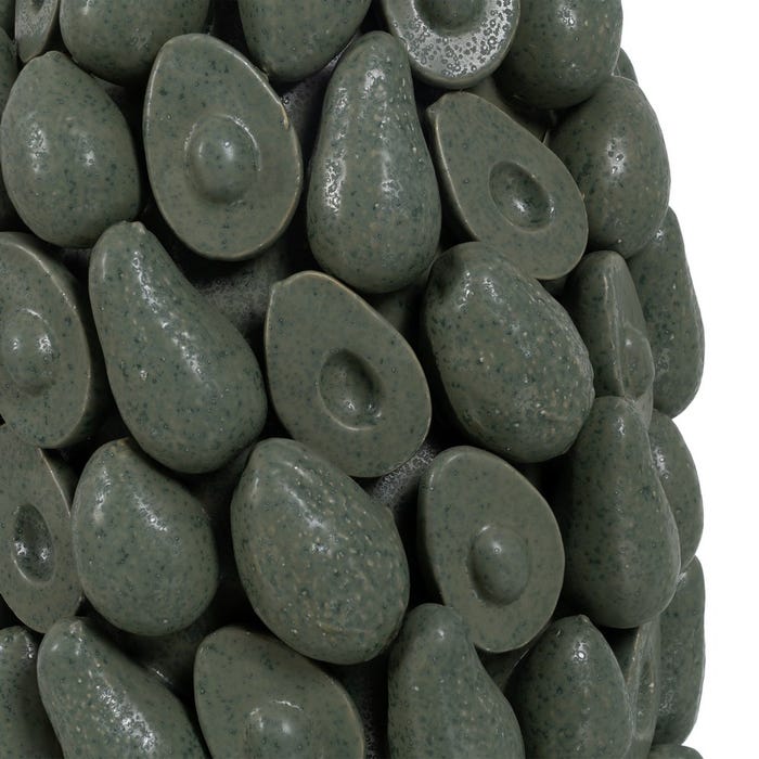 Green Ceramic Vase Decoration 33 X 32.50 X 44 Cm