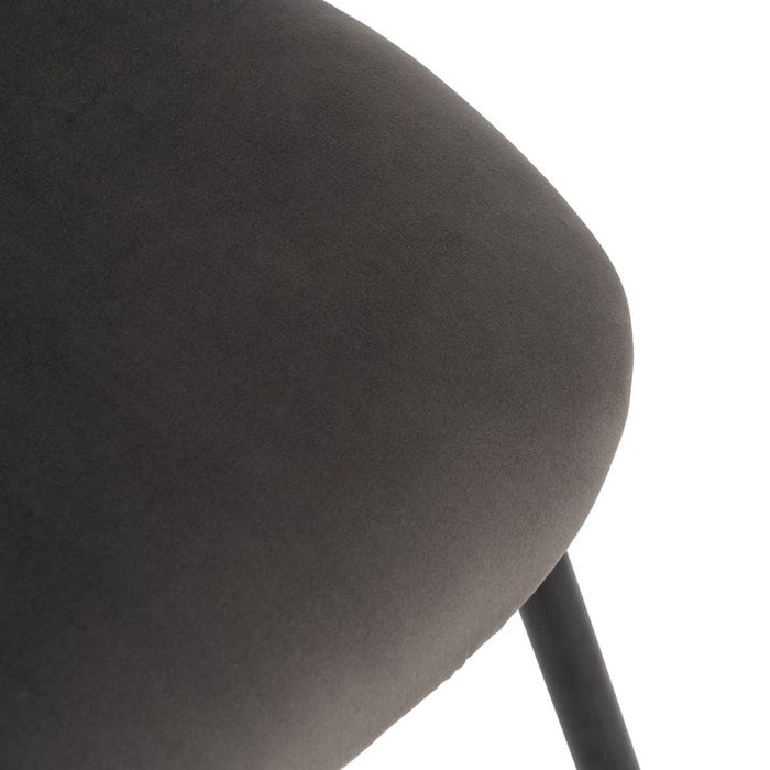 Silla Taupe Tejido-Metal Contract 49 X 60 X 81 Cm