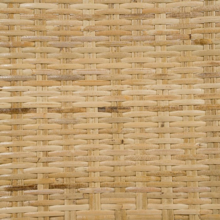 Mesa de sala de estar em rattan natural 75 x 75 x 76 cm