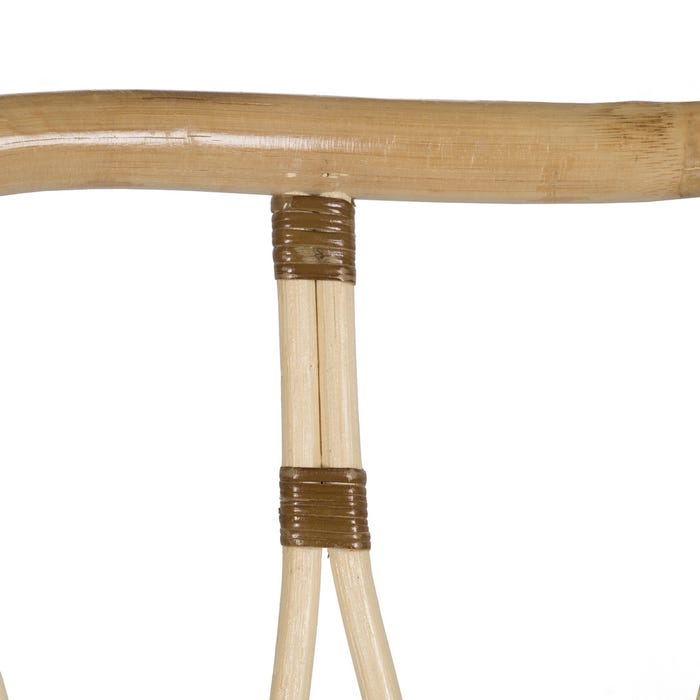 Natural Rattan Living Room Armchair 58 X 62 X 85 Cm