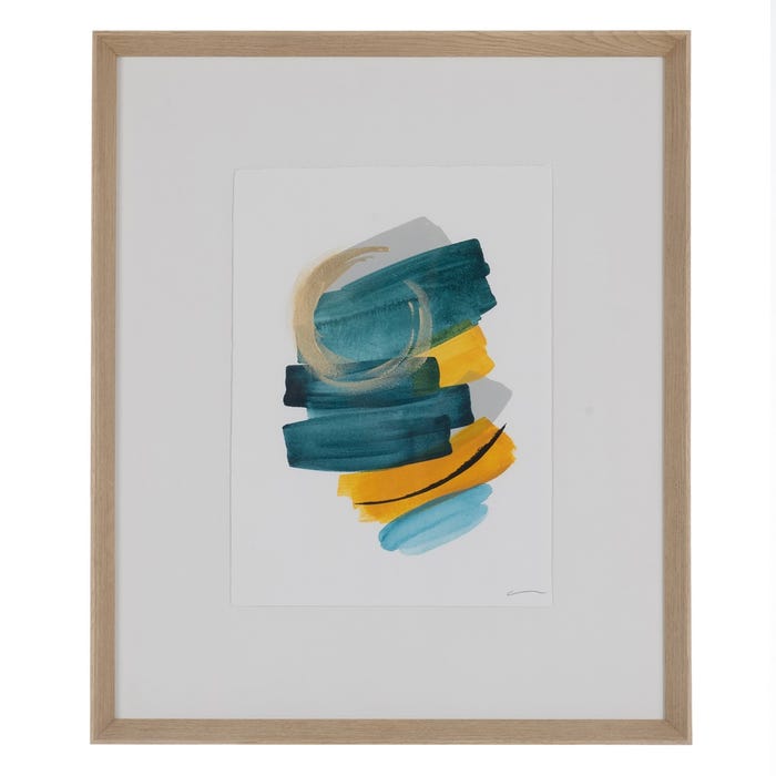 Pintura abstrata pintada à mão. 2 modelos.