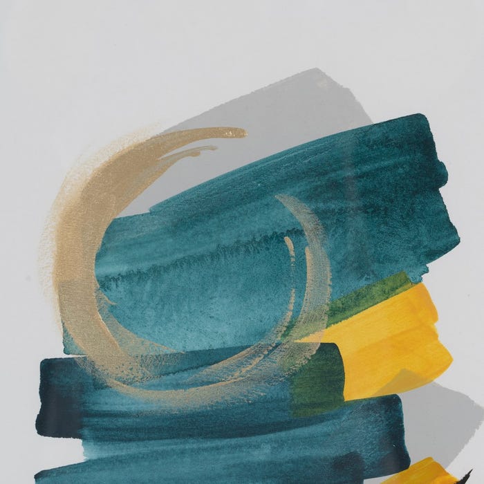 Pintura abstrata pintada à mão. 2 modelos.