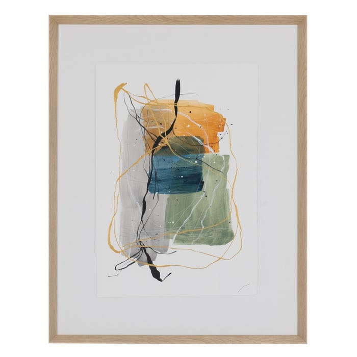 Pintura abstrata pintada à mão. 2 modelos.