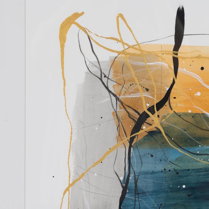 Pintura abstrata pintada à mão. 2 modelos.