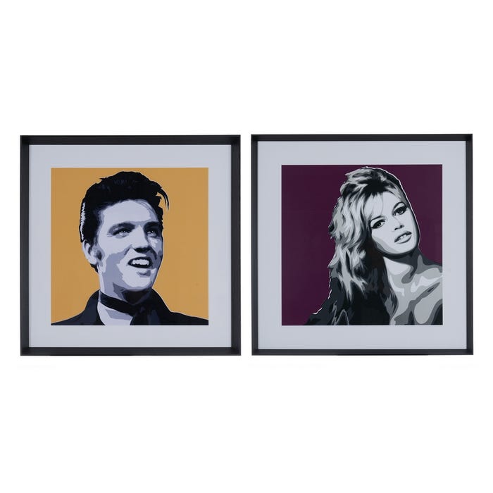 Cuadro Impresión Pop Art 2/M Decoración 73 X 73 Cm