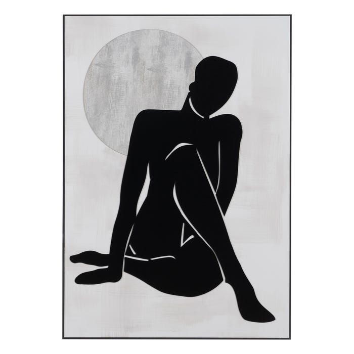 Cuadro Relieve 2/M Madera Decoración 70 X 100 Cm