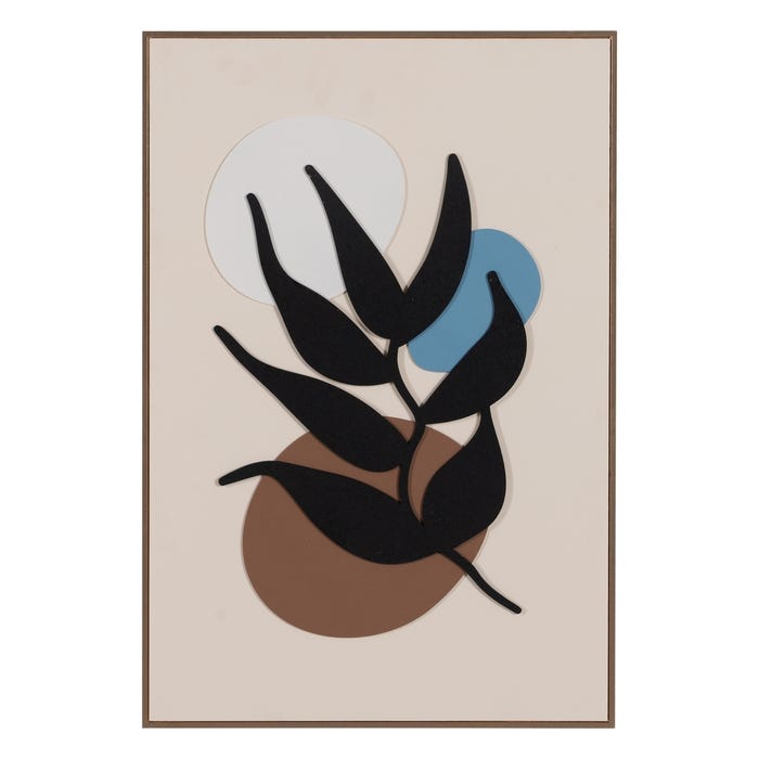 Cuadro Relieve 2/M Madera Decoración 40 X 60 Cm