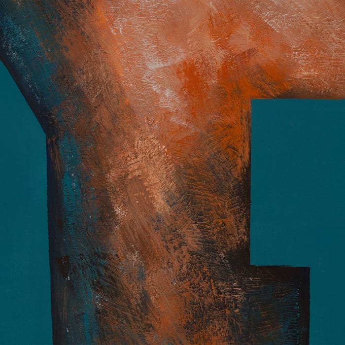 Abstract Painting 2/M Canvas Decoration 70 X 140 Cm
