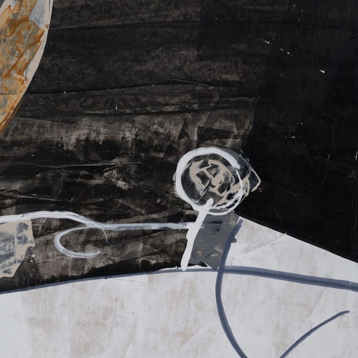 Pintura abstrata pintada à mão. 2 modelos.