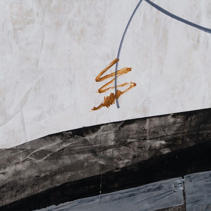 Pintura abstrata pintada à mão. 2 modelos.