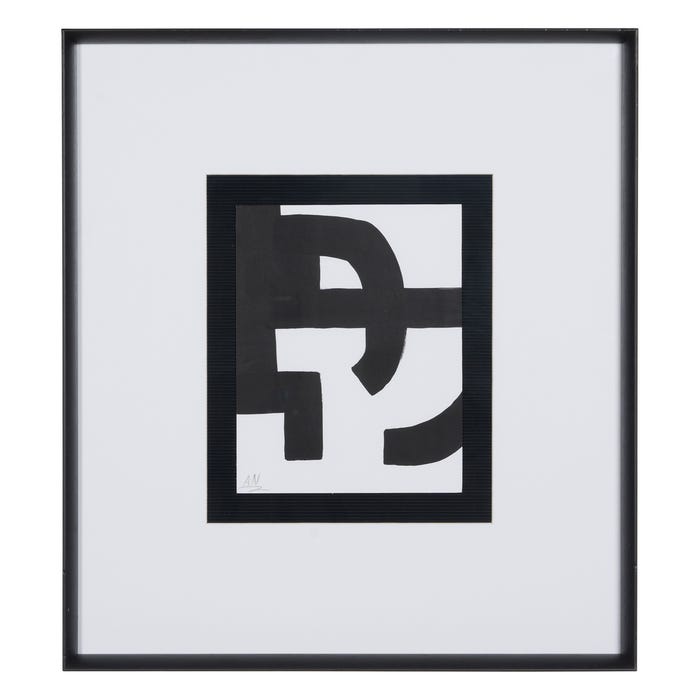 Pintura abstrata pintada à mão. 2 modelos.