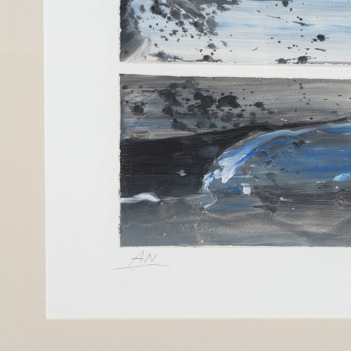 Pintura abstrata pintada à mão. 4 modelos.